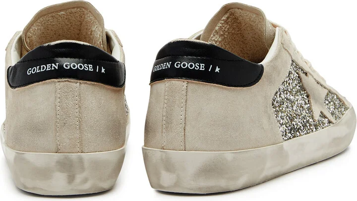 Golden Goose Super-star Panelled Suede Sneakers - Image 3