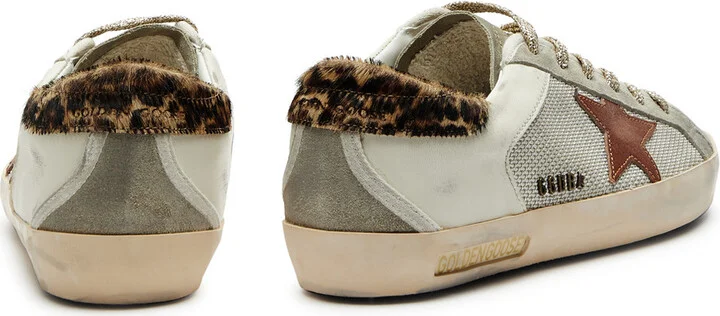 Golden Goose Super-star Panelled Suede Sneakers - Image 3