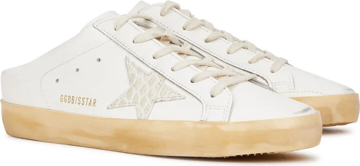 Golden Goose Super-star Sabot Slip-on Leather Sneakers - Image 2