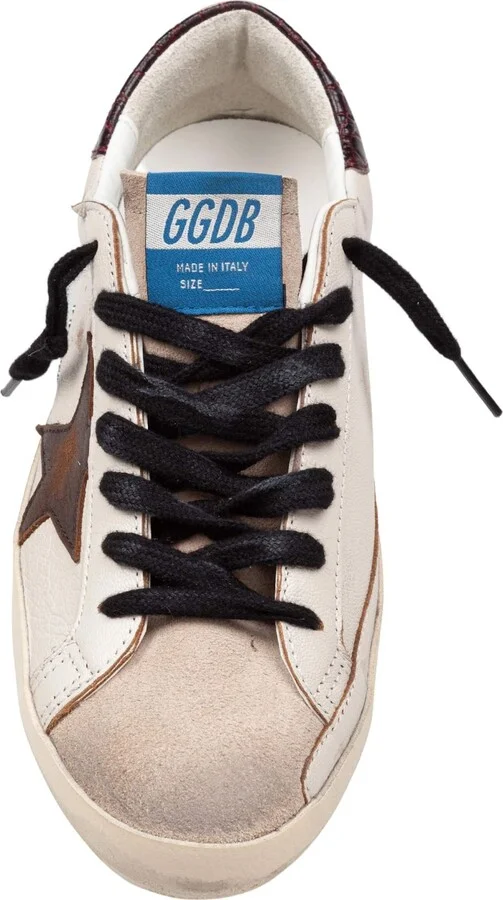 Golden Goose Super Star Sneakers In Leather And Suede Color Beige And Brown - Image 3