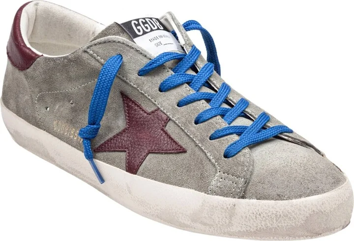 Golden Goose Super Star Sneakers In Suede Color Green And Kenya - Image 2