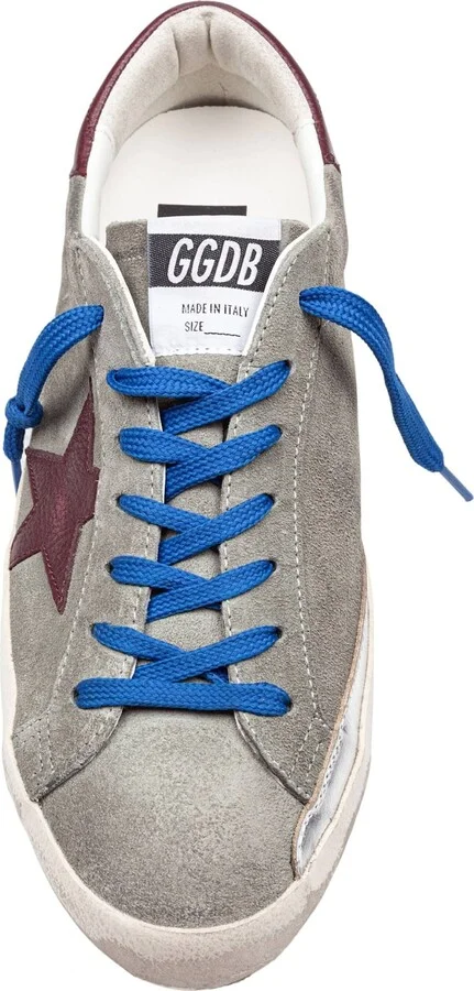 Golden Goose Super Star Sneakers In Suede Color Green And Kenya - Image 3