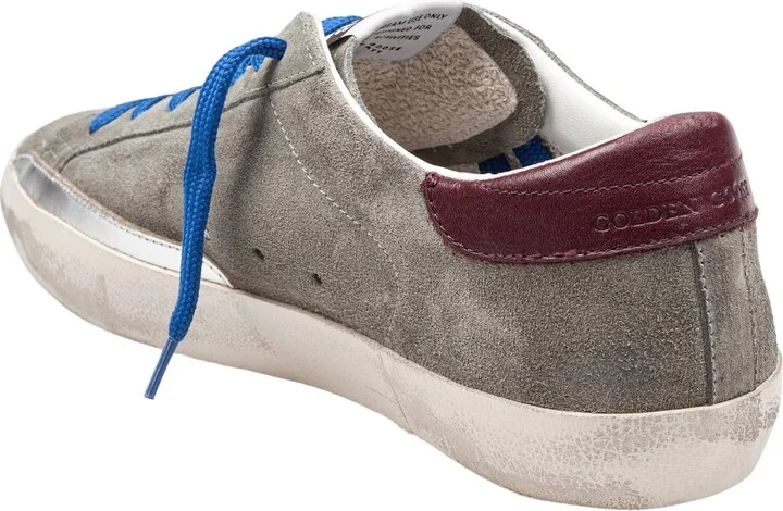 Golden Goose Super Star Sneakers In Suede Color Green And Kenya - Image 4