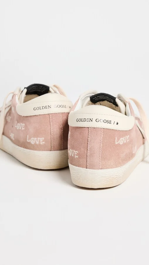 Golden Goose Super-Star Suede Upper with Embroidery Sneakers - Image 3