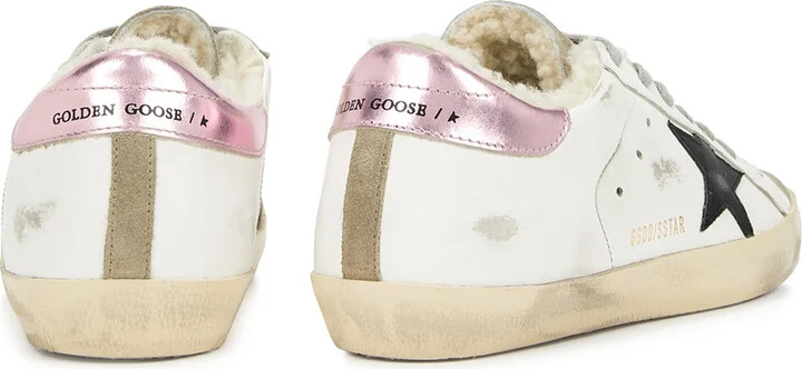 Golden Goose Superstar Distressed Leather Sneakers - Image 3