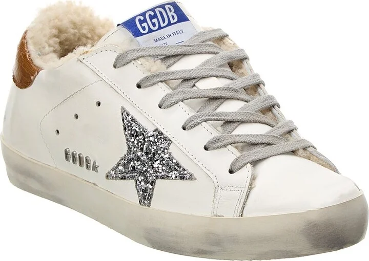 Golden Goose Superstar Leather & Shearling Sneaker