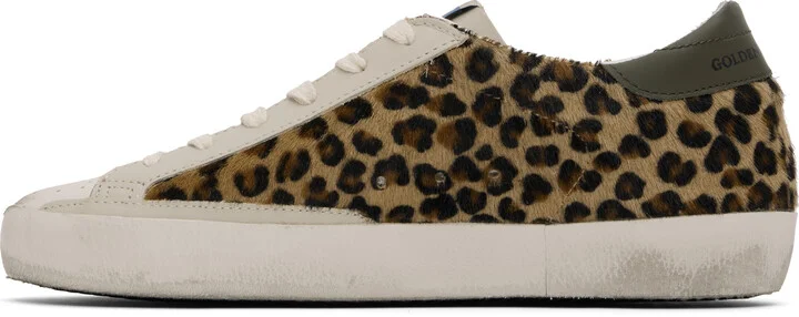 Golden Goose Tan Super-Star Classic Sneakers - Image 3