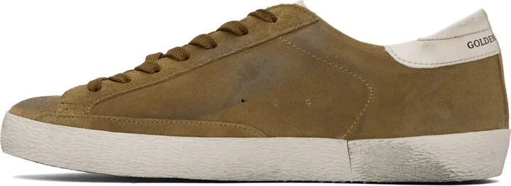 Golden Goose Tan Super-Star Sneakers - Image 3
