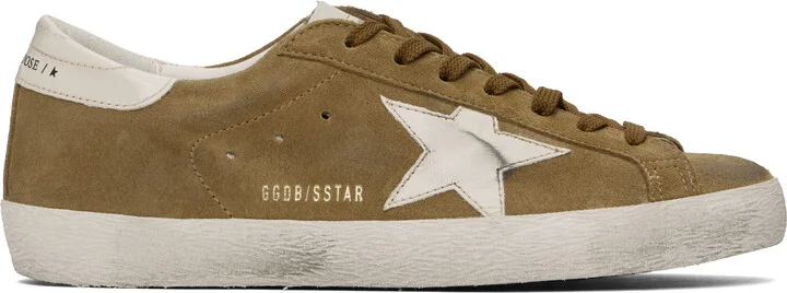 Golden Goose Tan Super-Star Sneakers