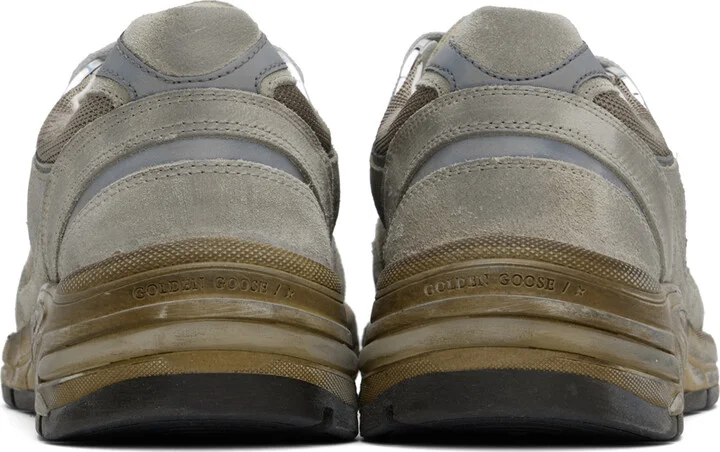 Golden Goose Taupe Dad-Star Sneakers - Image 2