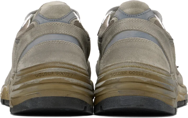 Golden Goose Taupe Dad-Star Sneakers - Image 2