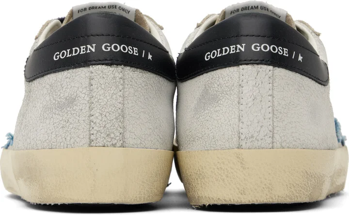 Golden Goose Taupe & Gray Super-Star Classic Sneakers - Image 2