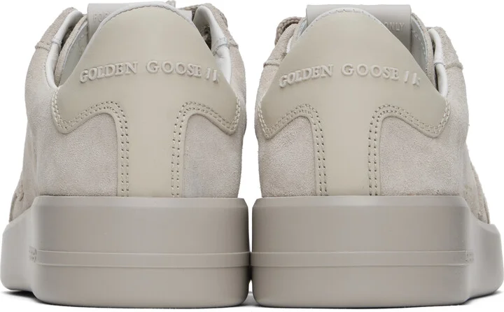 Golden Goose Taupe Purestar Sneakers - Image 2