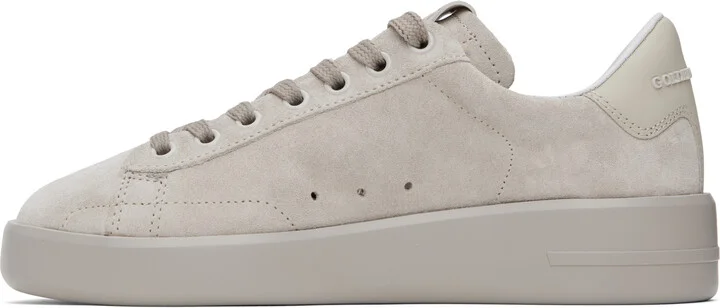 Golden Goose Taupe Purestar Sneakers - Image 3