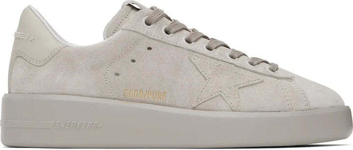 Golden Goose Taupe Purestar Sneakers