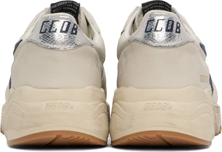 Golden Goose Taupe Running Sole Sneakers - Image 2