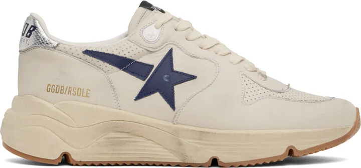Golden Goose Taupe Running Sole Sneakers