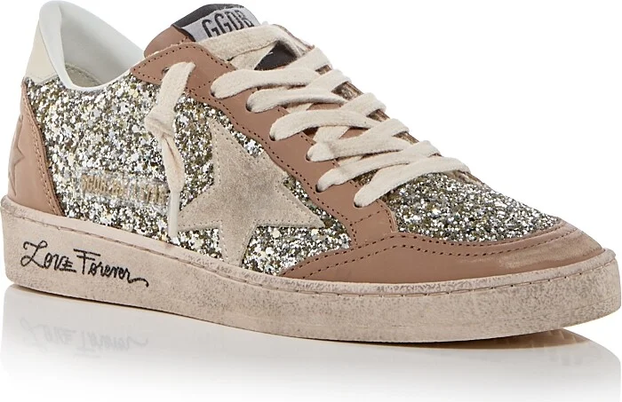 Golden Goose Unisex Ball Star Embellished Low Top Sneakers