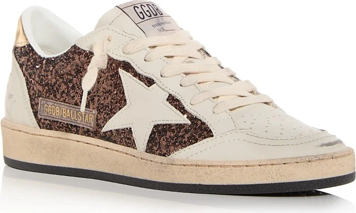 Golden Goose Unisex Ball Star Embellished Low Top Sneakers