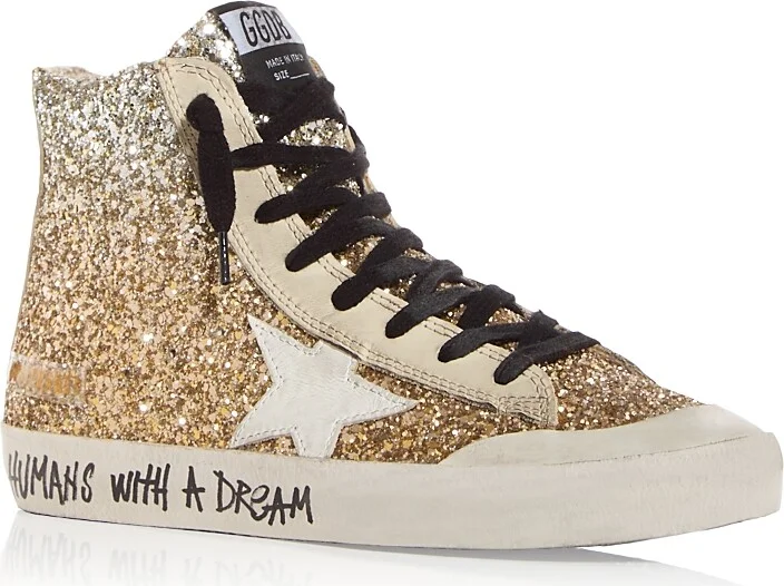 Golden Goose Unisex Francy Penstar Embellished High Top Sneakers