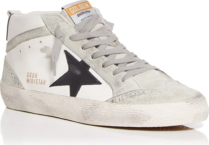Golden Goose Unisex Mid Star Mid Top Sneakers
