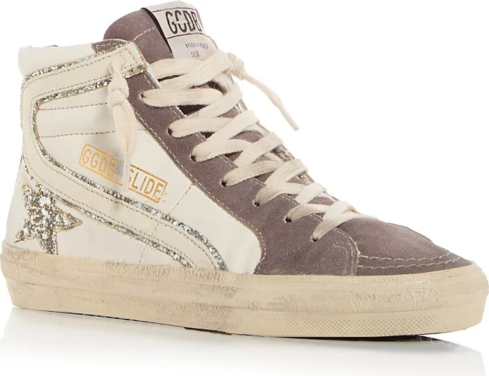 Golden Goose Unisex Slide High Top Sneakers