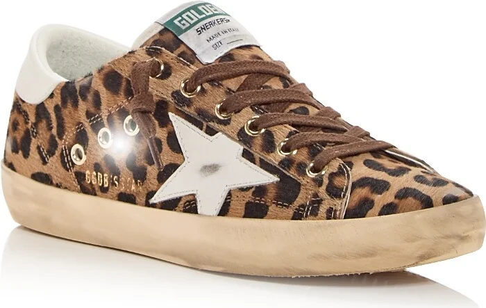 Golden Goose Unisex Super-Star Calf Hair Low Top Sneakers