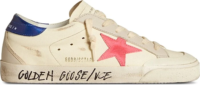 Golden Goose Unisex Super Star Penstar Classic Lace Up Sneakers