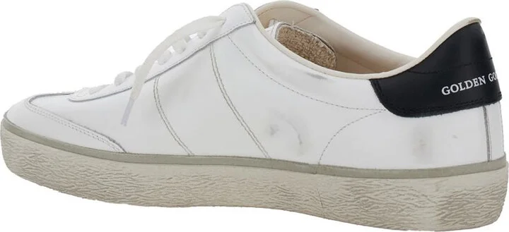 Golden Goose White And Black Leather Soul-Star Sneakers - Image 7