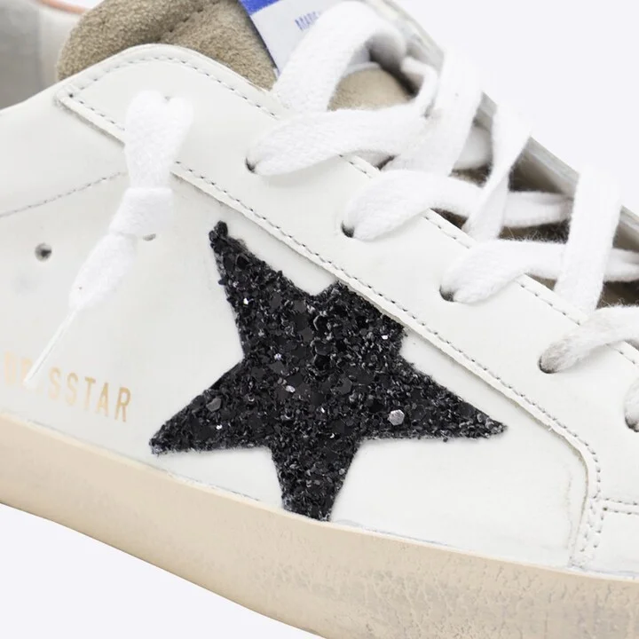 Golden Goose White And Pink Leather Super Star Sneakers - Image 4