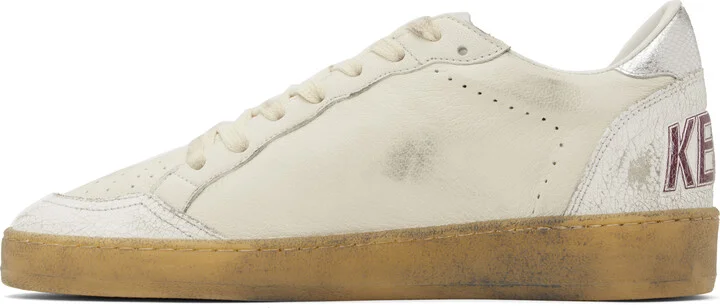 Golden Goose White Ball Star Sneakers - Image 3