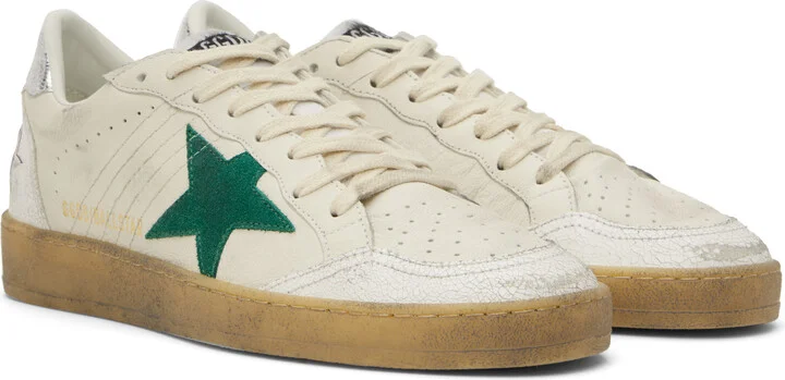 Golden Goose White Ball Star Sneakers - Image 4