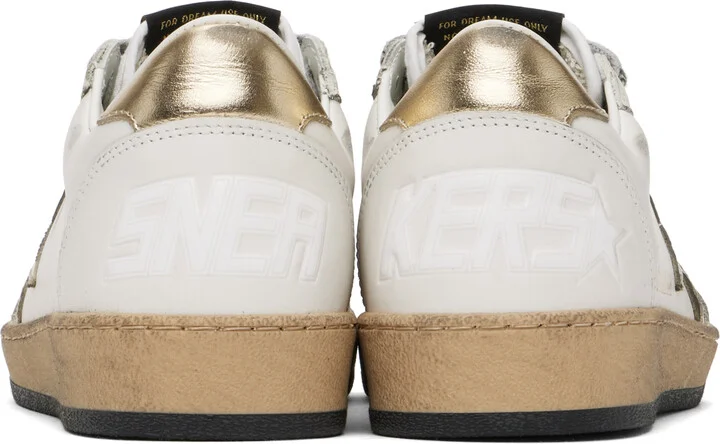Golden Goose White Ball Star Sneakers - Image 2