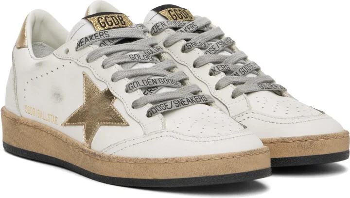 Golden Goose White Ball Star Sneakers - Image 4
