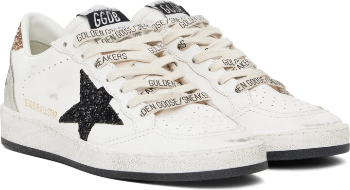 Golden Goose White Ball Star Sneakers - Image 4