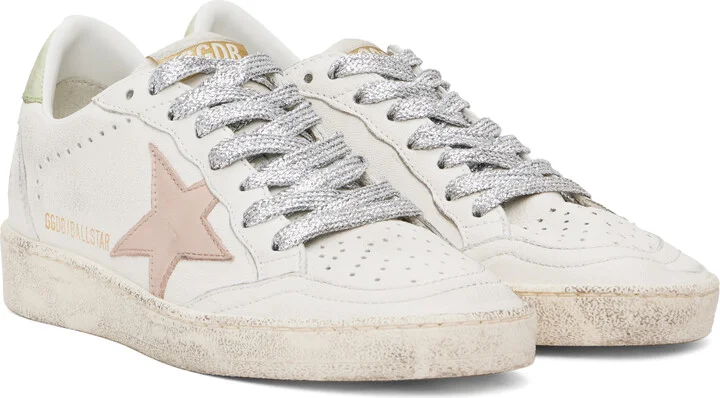 Golden Goose White Ball Star Sneakers - Image 4