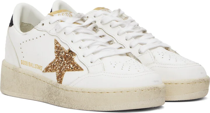 Golden Goose White Ball Star Sneakers - Image 4