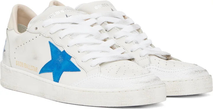 Golden Goose White Ball Star Sneakers - Image 4