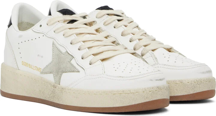 Golden Goose White Ball Star Sneakers - Image 4