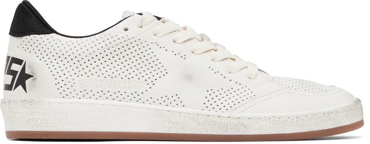 Golden Goose White Ball Star Sneakers