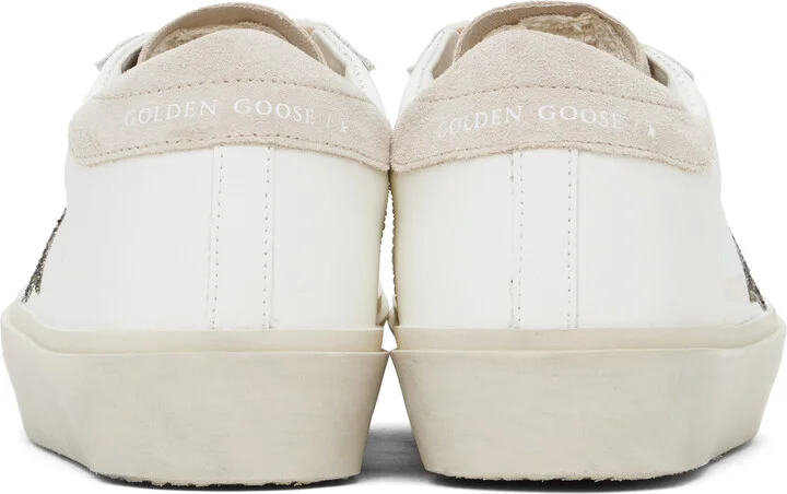 Golden Goose White & Beige Hi Star Sneakers - Image 2