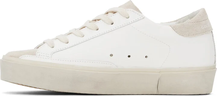 Golden Goose White & Beige Hi Star Sneakers - Image 3