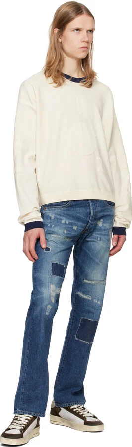 Golden Goose White & Brown Stardan Sneakers - Image 5