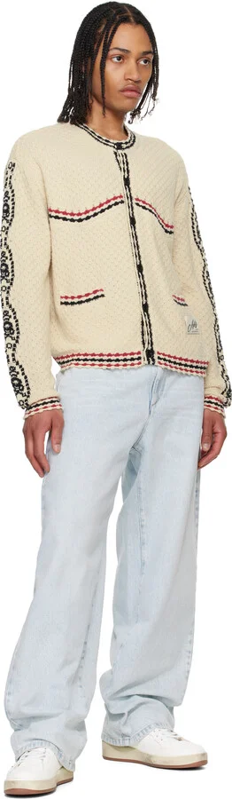 Golden Goose White & Green Ball Star Sneakers - Image 5