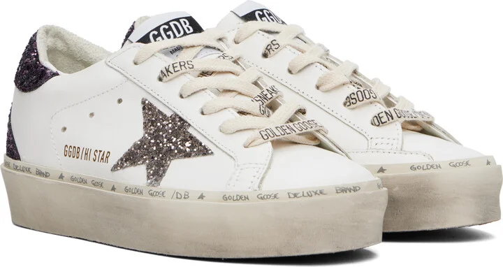 Golden Goose White Hi Star Classic Sneakers - Image 4