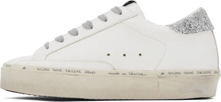 Golden Goose White Hi Star Sneakers - Image 3