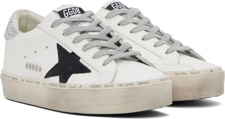 Golden Goose White Hi Star Sneakers - Image 4