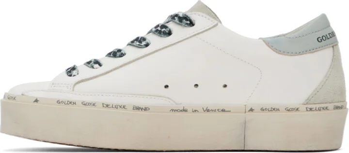 Golden Goose White Hi Star Sneakers - Image 3