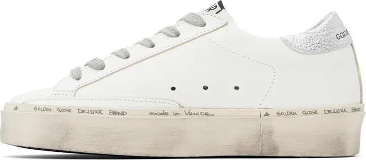 Golden Goose White Hi-Star Sneakers - Image 3