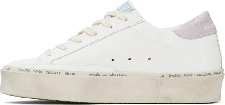 Golden Goose White Hi Star Sneakers - Image 3